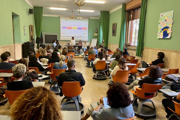 Durante la presentazione del progetto Erasmus+ - Scuola 