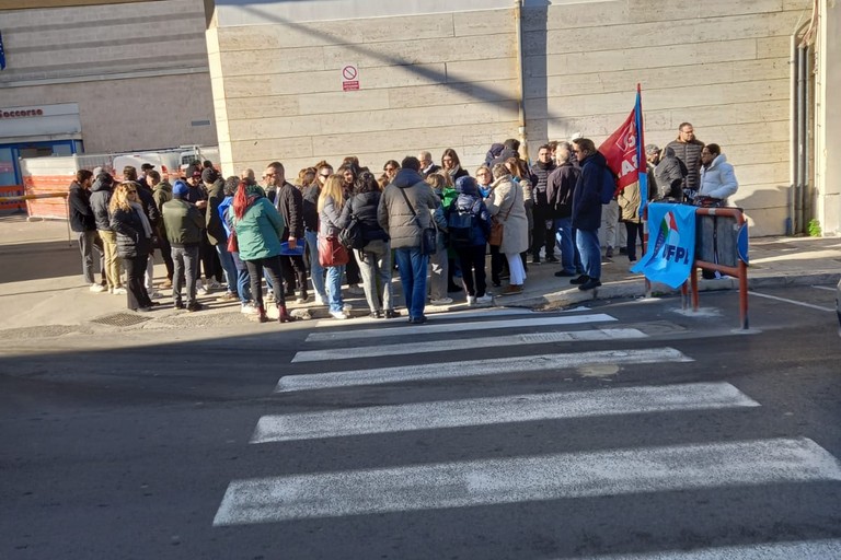 manifestazione ospedale Bonomo