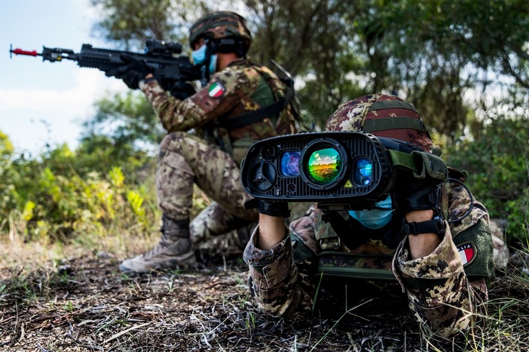 militari dell'Esercito in addestramento