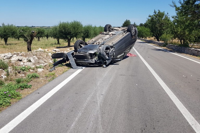 incidente stradale sulle strade pugliesi