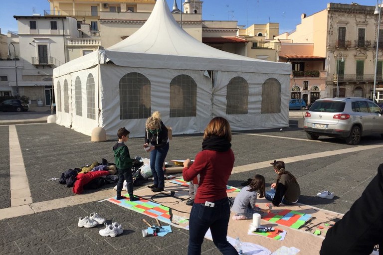 Tendone in piazza Catuma