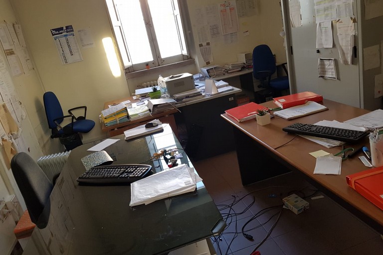 furto negli uffici della Asl/Bt di via Mons. Di Donna- via De Anellis