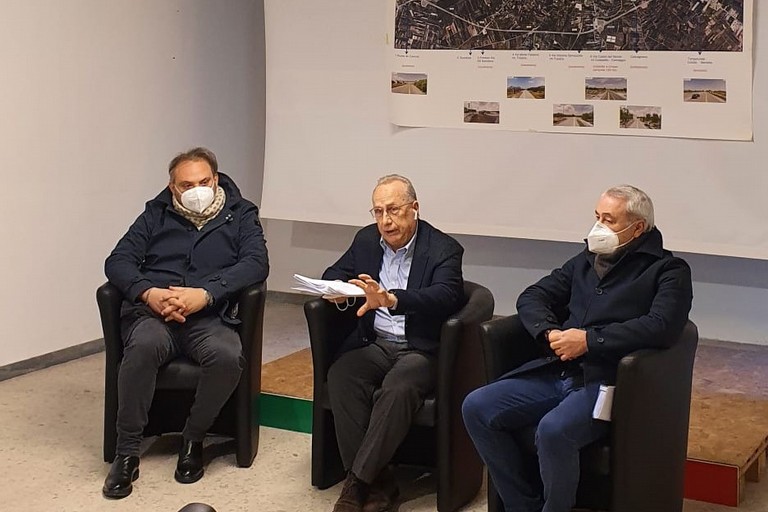 da sx Del Giudice, Marmo e Fisfola