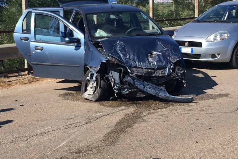 incidente stradale sulla provinciale Andria Bisceglie