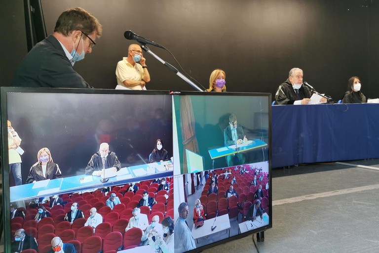 Processo strage ferroviaria: udienza oratorio Sant' Annibale di Francia
