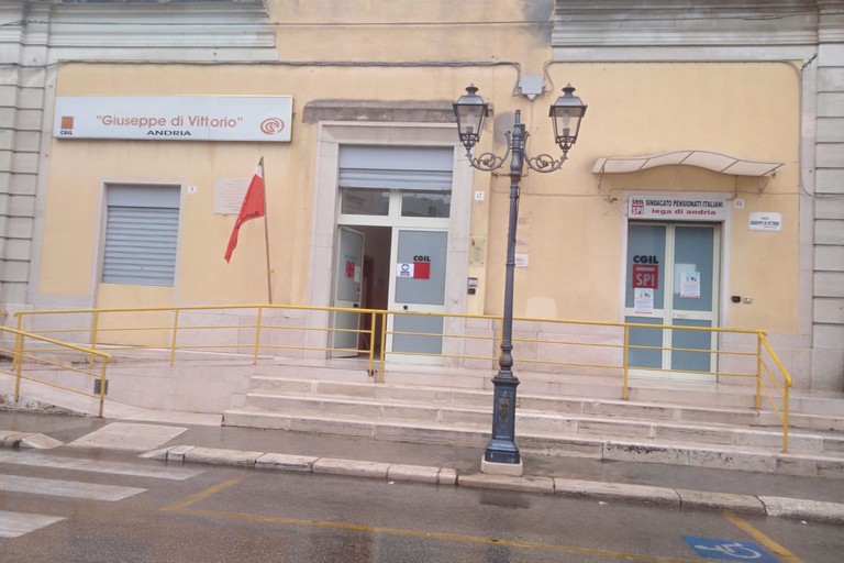 sede della Cgil di Andria