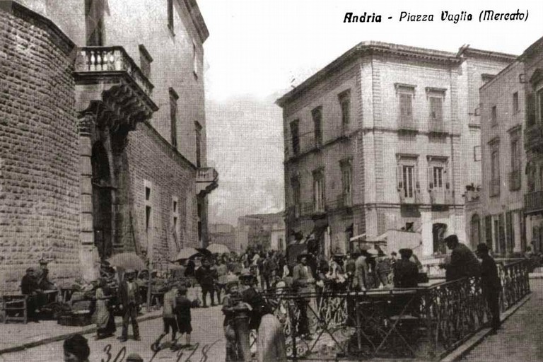 centro storico di Andria nell '800
