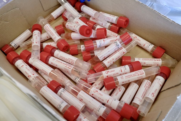 analisi tamponi da coronavirus