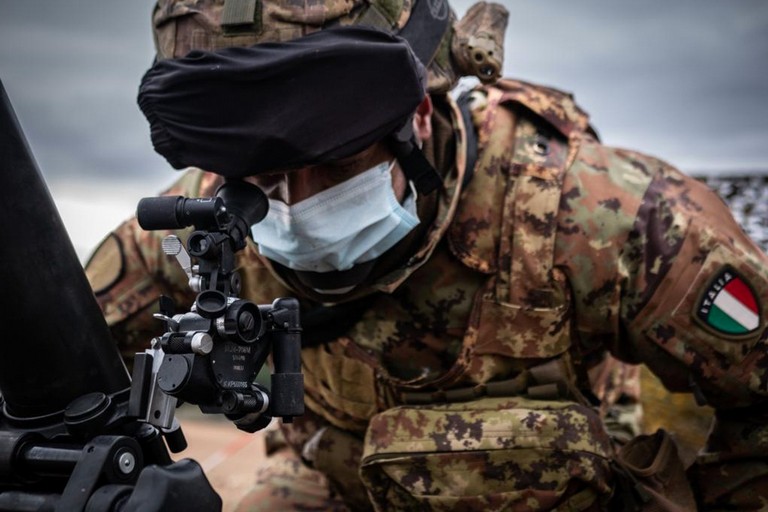 Poligono di Torre di Nebbia: esercitazione 82° Reggimento Fanteria “Torino” Esercito
