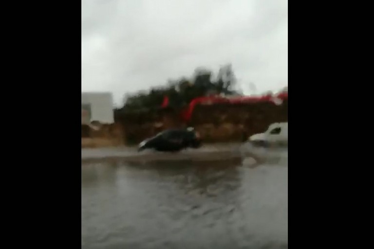 Allagamento in via Bisceglie