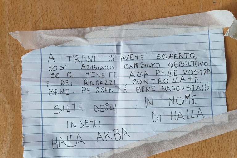 Allarme bomba Andria