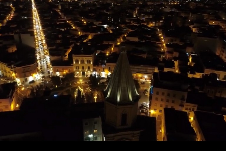 Andria dall'alto a Natale