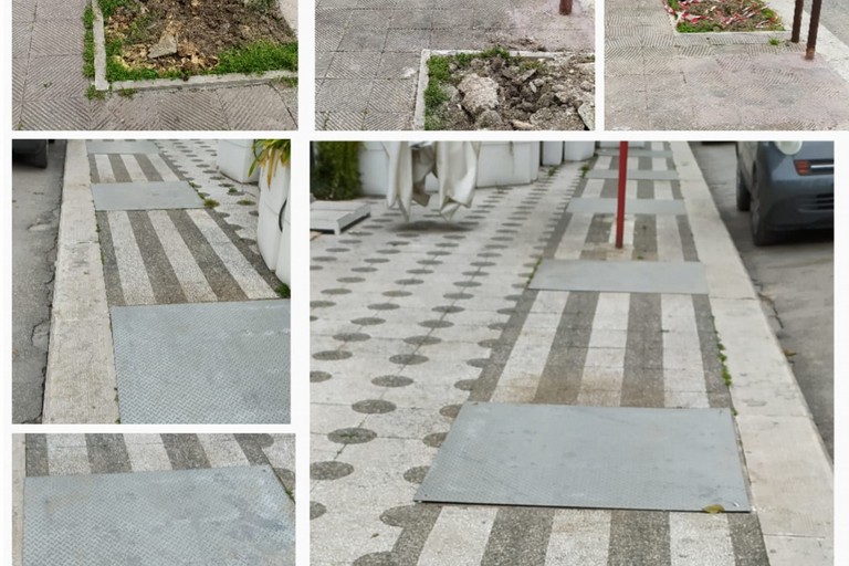 Piazza Cappuccini: sostituiti gli alberi con dei tappi di metallo antigienici