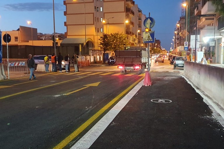 riapre al traffico via Barletta