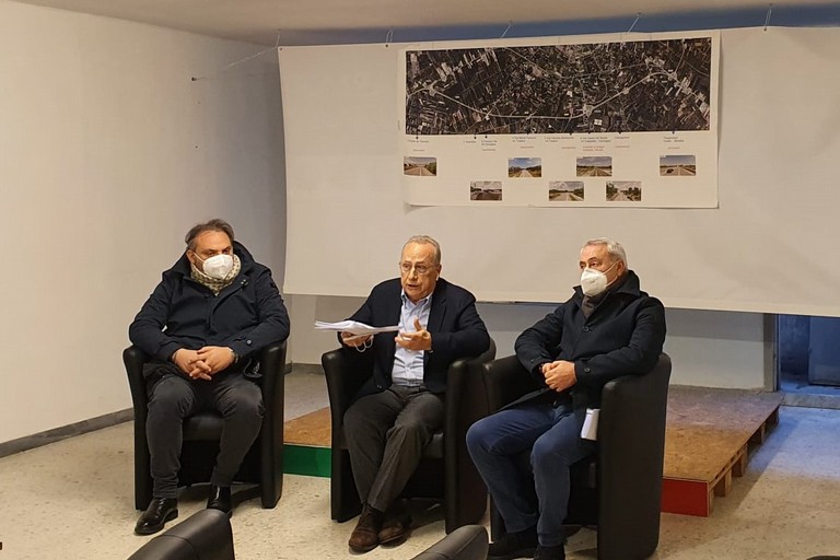 da sx Del Giudice, Marmo e Fisfola