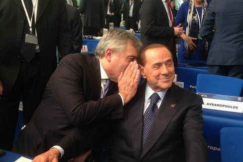 Tajani con Berlusconi