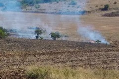 Vasto incendio a Monte Caccia, intervento del Nucleo Volontariato Città di Andria