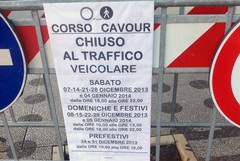 Strisce bianche e chiusure al traffico: modifiche per Natale al "Centro"