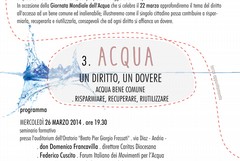 Terzo appuntamento con “Green Life”: si parla di acqua