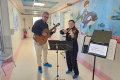 Musica in corsia, l'iniziativa nel reparto Pediatria del Bonomo