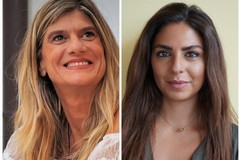 La giornalista Federica Angeli e l’attivista iraniana Pegah Moshir Pour ad Andria