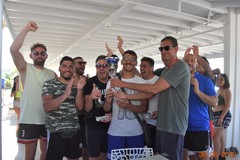 Premiazione dei vincitori del beach rugby al Lido Mattinelle di Trani