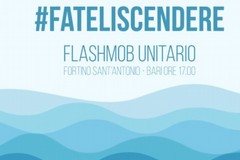 #fateliscendere: il coordinamento per i diritti umani della Bat al flash-mob di Bari