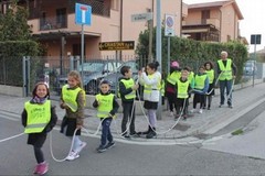 I bambini attendono la ripartenza del Pedibus ad Andria