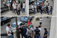 Festa patronale: Sit in di protesta sotto Palazzo di città