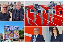 Daniele Geniale dedica a Pietro Mennea il murales del nuovo Palazzetto dello sport di Trinitapoli