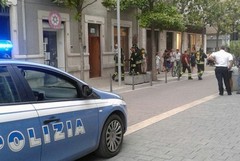 Principio di incendio in una palazzina di viale Crispi