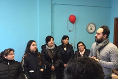 La scuola "Vaccina" in visita al centro "Mamre"