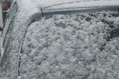 Andria si sveglia con la neve, 1' marzo coi fiocchi