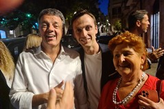Gianluca Leone in ingresso in Consiglio comunale con la lista Bruno sindaco