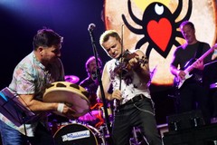 Il musicista andriese Ruggiero Inchingolo a "La Notte della Taranta"