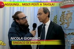 Andria a "Striscia" in onda... il pranzo è servito