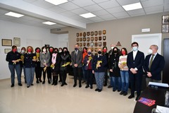 8 marzo 2022: Il Questore ringrazia le donne della Polizia di Stato e la Professoressa Ribatti