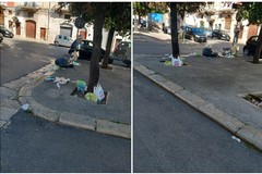 Piazzetta di via Annunziata ancora invasa dai rifiuti