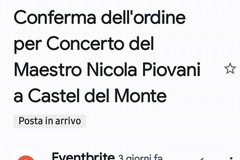Concerto M° Piovani: "Vi racconto la mia positiva esperienza di prenotazione del biglietto d'ingresso"