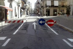 Via Regina Margherita: segnaletica orizzontale e chiusura a tratti