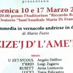 «U' Zize'j d' l'Ame'r'k»: una commedia in vernacolo andriese