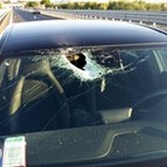 Lancio di oggetti dal cavalcavia sulla  "Andria-Barletta ": un uomo ferito