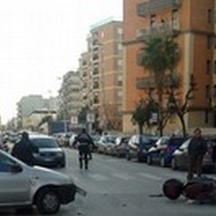 Incidente auto-scooter in via Barletta: un 58enne in "giallo "