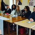Nuovo Governo, i vertici del Movimento 5 Stelle a Bisceglie, in piazza Regina Margherita