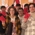 Gli alunni della 1° L della scuola  "Padre Niccolò Vaccina " in onda su canale 5 con Ciak Junior