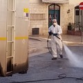 Coronavirus, nuovo intervento di sanificazione ad Andria e nella frazione di Montegrosso