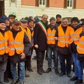 Agricoltura in ginocchio, gilet arancioni in marcia anche da Andria. C'è il sindaco Giorgino