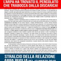 Arpa Puglia, Di Bari (M5S): "Percolato fuoriesce dalla discarica Daneco "