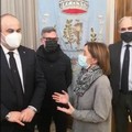 Il Sindaco Bruno riceve il Presidente ed il direttore dell'Associazione Città dell'Olio
