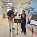 Musica in corsia, l'iniziativa nel reparto Pediatria del Bonomo